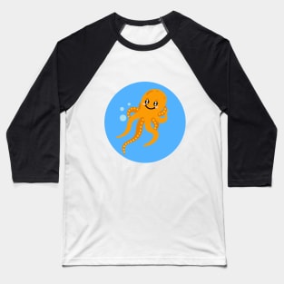 Bubbly Octopus Baseball T-Shirt